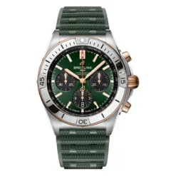 Breitling UB0134131L1S1 Chronomat B01 42 Stainless Steel Red Gold Green Dial Watch