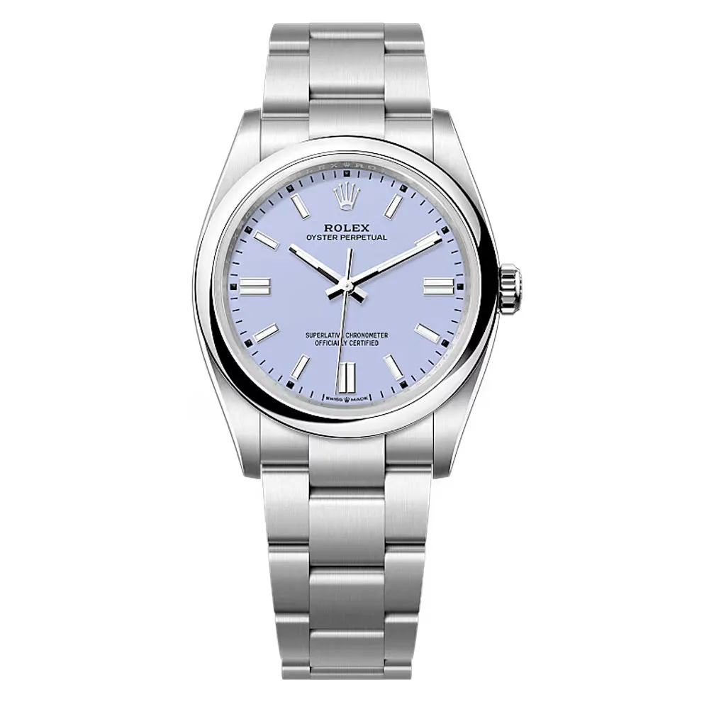 Rolex 126000-0013 Oyster Perpetual 36Mm Stainless Steel Lavender Dial Watch