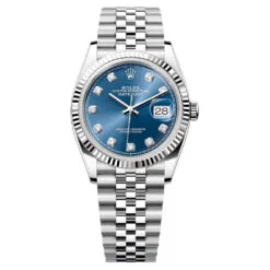 Rolex Datejust 126234-0037 Blue Diamond Jubilee 36mm Stainless Steel Midsize Watch