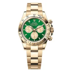 Rolex 126508-0008 Cosmograph Daytona 40mm Yellow Gold Oyster Green Dial Watch