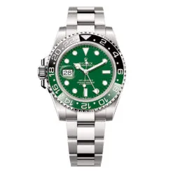 Rolex 126729VTNR-0001 GMT-Master II 40mm White Gold Oyster Green Dial Watch
