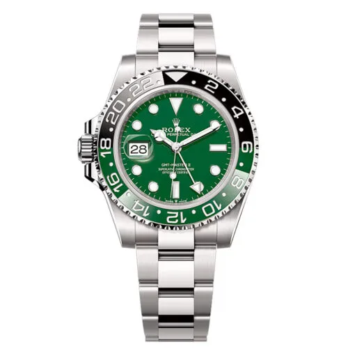 Rolex 126729Vtnr-0001 Gmt-Master Ii 40Mm White Gold Oyster Green Dial Watch