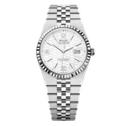 Rolex 127334-0001 Land-Dweller 40mm White Dial Oystersteel Jubilee Watch