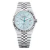 Rolex 127336-0001 Land-Dweller 40Mm Ice Blue Dial Platinum Jubilee Watch