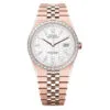 Rolex 127385Tbr-0003 Land-Dweller 40Mm White Dial Everose Gold - Diamond Jubilee Watch