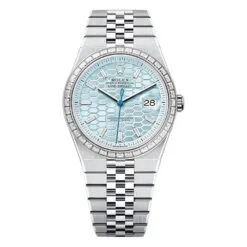 Rolex 127386TBR-0001 Land-Dweller 40mm Ice Blue Dial Platinum - Diamond Jubilee Watch