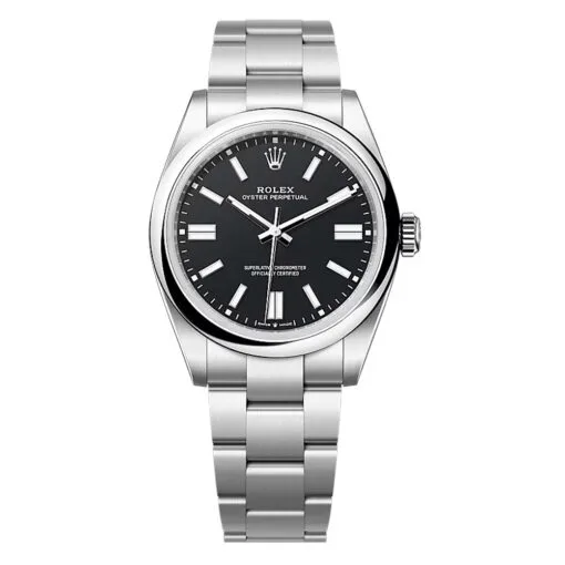 Rolex 134300-0008 Oyster Perpetual 41Mm Stainless Steel Black Dial Watch