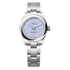 Rolex 276200-0008 Oyster Perpetual 28mm Stainless Steel Lavender Dial Watch