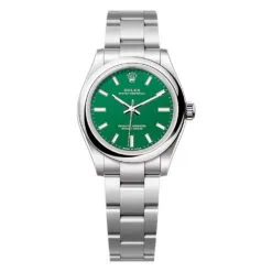 Rolex 277200-0006 Oyster Perpetual 31mm Stainless Steel Green Dial Watch