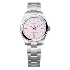 Rolex 277200-0009 Oyster Perpetual 31mm Stainless Steel Pink Dial Watch