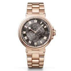 Breguet 5517BR/G3/RZ0 Marine 5517 Rose Gold Slate Grey Dial Watch