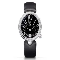 Breguet 8918BB/2N/764 D00D Reine de Naples 8918 White Gold - Diamond Black Dial Watch