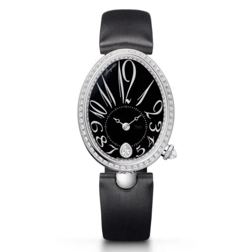 Breguet 8918Bb/2N/764 D00D Reine De Naples 8918 White Gold - Diamond Black Dial Watch