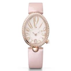 Breguet 8918BR/2C/364 D00D Reine de Naples 8918 Rose Gold - Diamond Pink Dial Watch