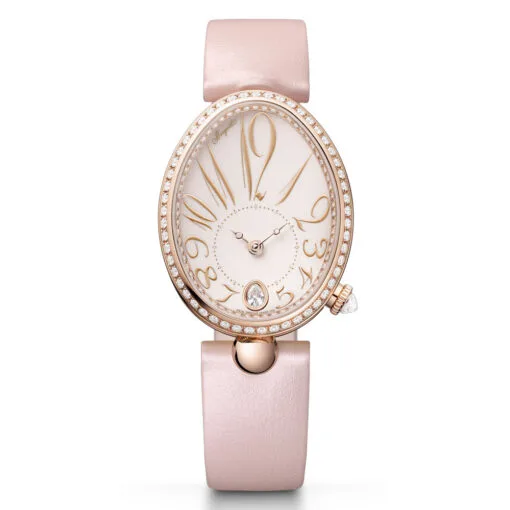 Breguet 8918Br/2C/364 D00D Reine De Naples 8918 Rose Gold - Diamond Pink Dial Watch