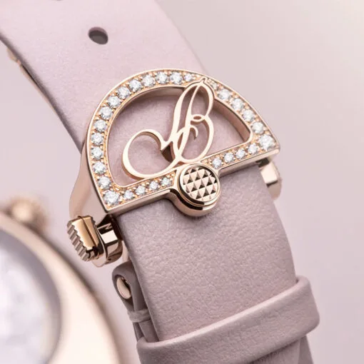 Breguet 8918Br/2C/364 D00D Reine De Naples 8918 Rose Gold - Diamond Pink Dial Watch - Image 3