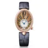 Breguet 8918Br/5T/964 D00D 3L Reine De Naples 8918 Rose Gold - Diamond Mother-Of-Pearl Dial Watch