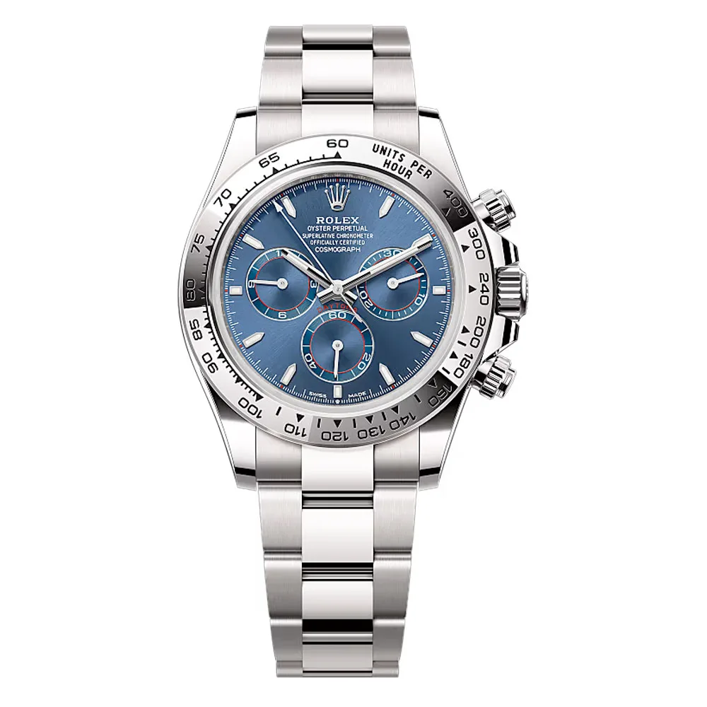Rolex 126509-0005 Cosmograph Daytona 40Mm White Gold Oyster Blue Dial Watch