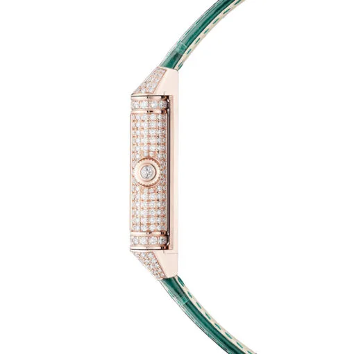 Jaeger-Lecoultre Q3292434 Reverso One Precious Flowers Pink Gold - Diamond Mother-Of-Pearl Dial Watch - Image 3