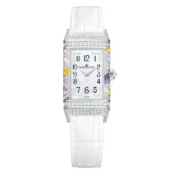 Jaeger-LeCoultre Q3293433 Reverso One Precious Colours White Gold - Diamond Mother-of-Pearl Dial Watch
