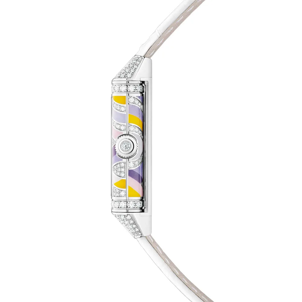 Jaeger-Lecoultre Q3293433 Reverso One Precious Colours White Gold - Diamond Mother-Of-Pearl Dial Watch - Image 3