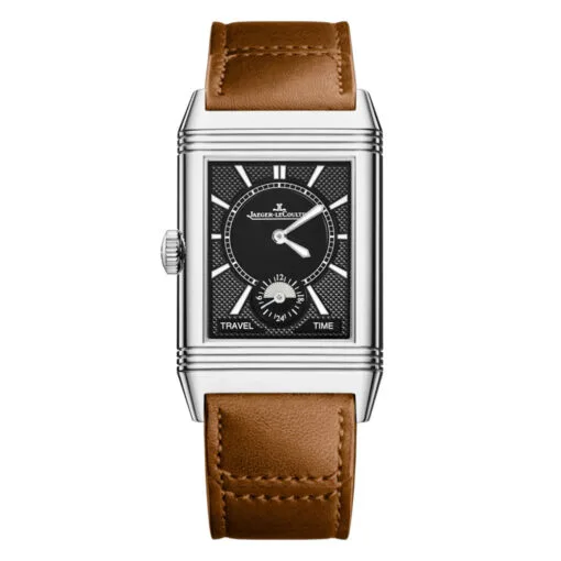 Jaeger-Lecoultre Q3848423 Reverso Classic Duoface Small Seconds Stainless Steel Silver Dial Watch - Image 2