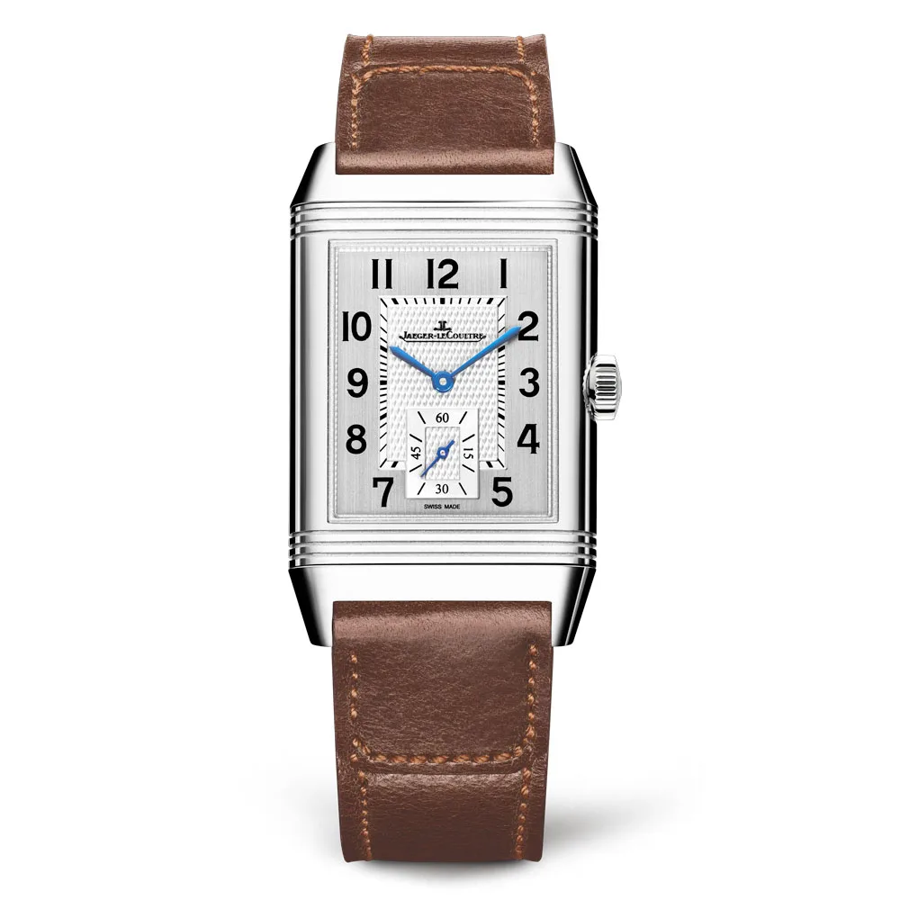 Jaeger-Lecoultre Q3858522 Reverso Classic Monoface Small Seconds Stainless Steel Silver Dial Watch
