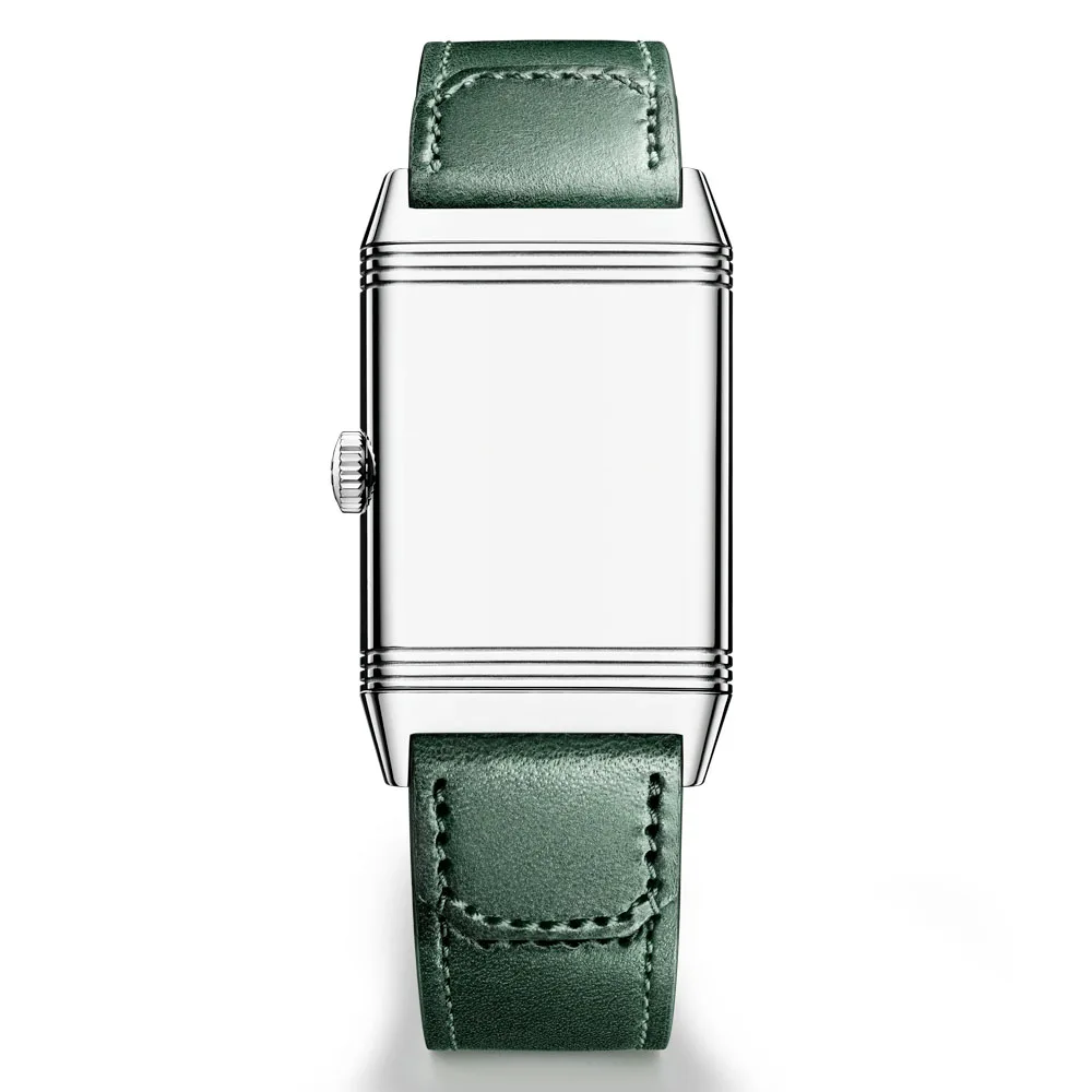 Jaeger-Lecoultre Q397843J Reverso Tribute Monoface Small Seconds Stainless Steel Green Dial Watch - Image 2
