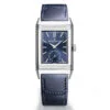 Jaeger-Lecoultre Q397848J Reverso Tribute Monoface Small Seconds Stainless Steel Blue Dial Watch