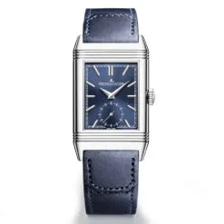 Jaeger-LeCoultre Q397848J Reverso Tribute Monoface Small Seconds Stainless Steel Blue Dial Watch
