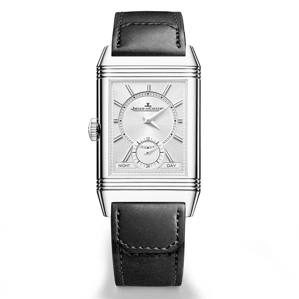 Jaeger-Lecoultre Q398847J Reverso Tribute Duoface Small Seconds Stainless Steel Black Dial Watch - Image 2