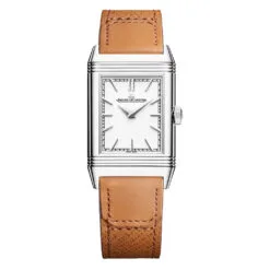 Jaeger-LeCoultre Q7168420 Reverso Tribute Monoface Midsize Stainless Steel Silver Dial Watch