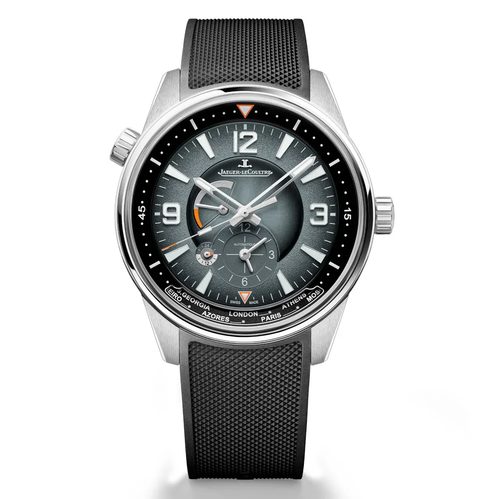 Jaeger-Lecoultre Q9078640 Polaris Geographic Stainless Steel Grey Dial Watch