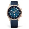 Jaeger-Lecoultre Q9082681 Polaris Perpetual Calendar Pink Gold Blue Dial Watch