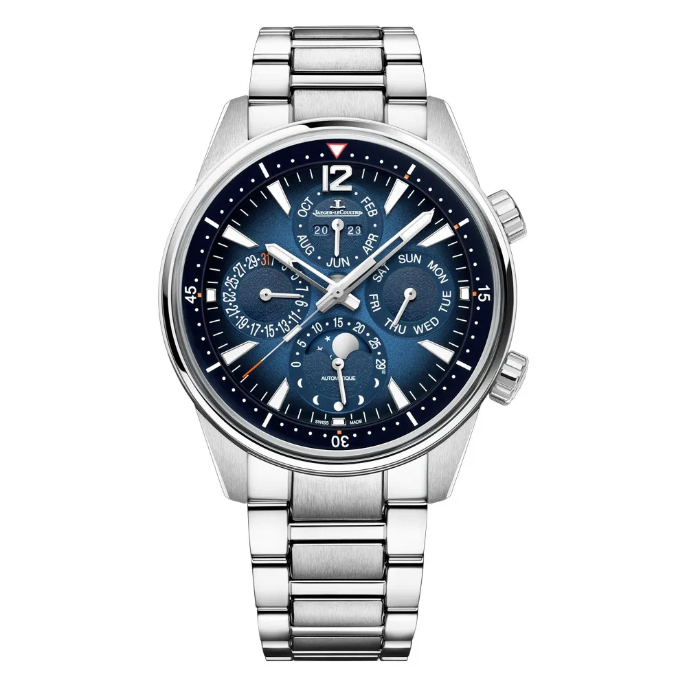 Jaeger-Lecoultre Q9088180 Polaris Perpetual Calendar Stainless Steel Blue Dial Watch