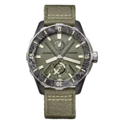Ulysse Nardin 1183-170-8A/0A Diver NET OPS 44mm Khaki Green Dial Watch