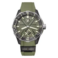 Ulysse Nardin 1183-170-8A/3A Diver NET OPS 44mm Khaki Green Dial Watch