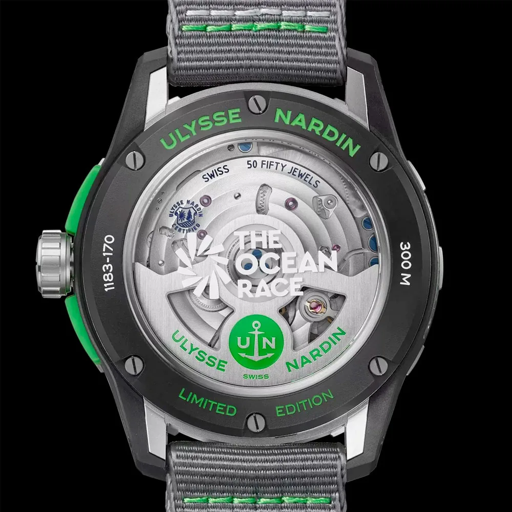 Ulysse Nardin 1183-170Le-1A-Tor/0A Diver The Ocean Race 44Mm Grey Dial Watch - Image 2