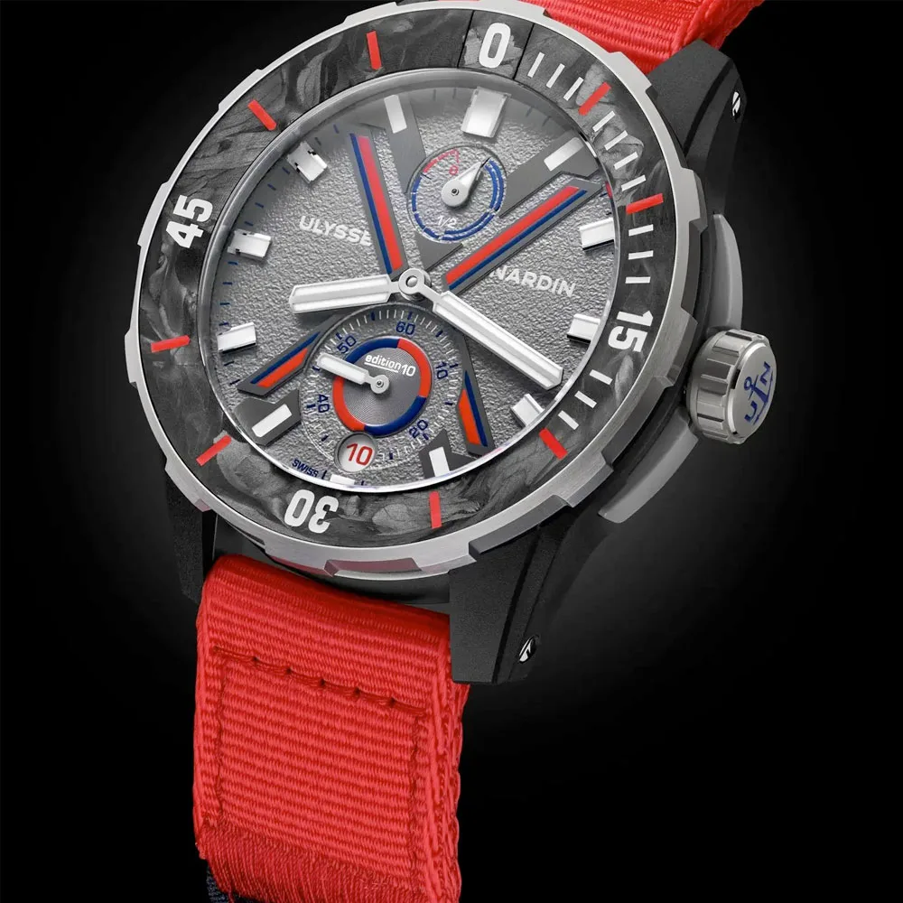 Ulysse Nardin 1183-170Le-2A-Vg/0B Diver Net Vendée Globe 44Mm Grey Dial Watch - Image 3