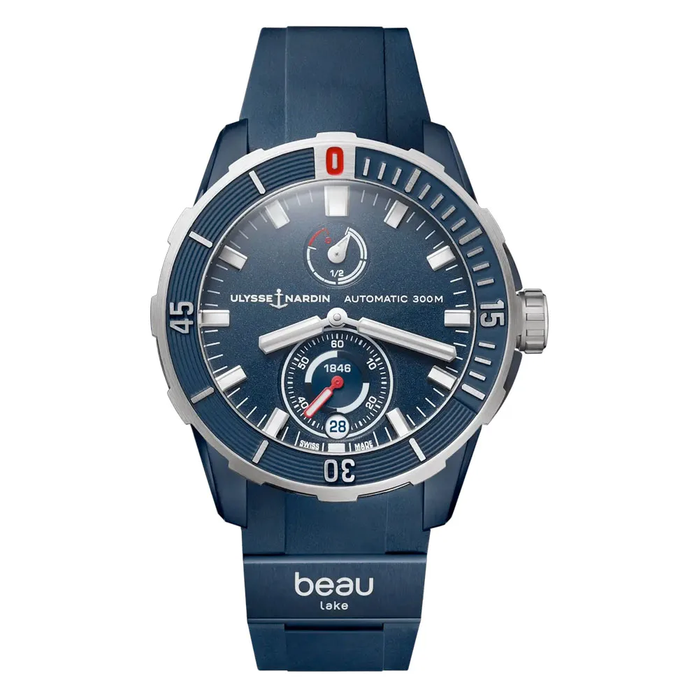 Ulysse Nardin 1183-170Le-3A-Beau/3A Diver X Beau Lake Chronometer 44Mm Blue Dial Watch