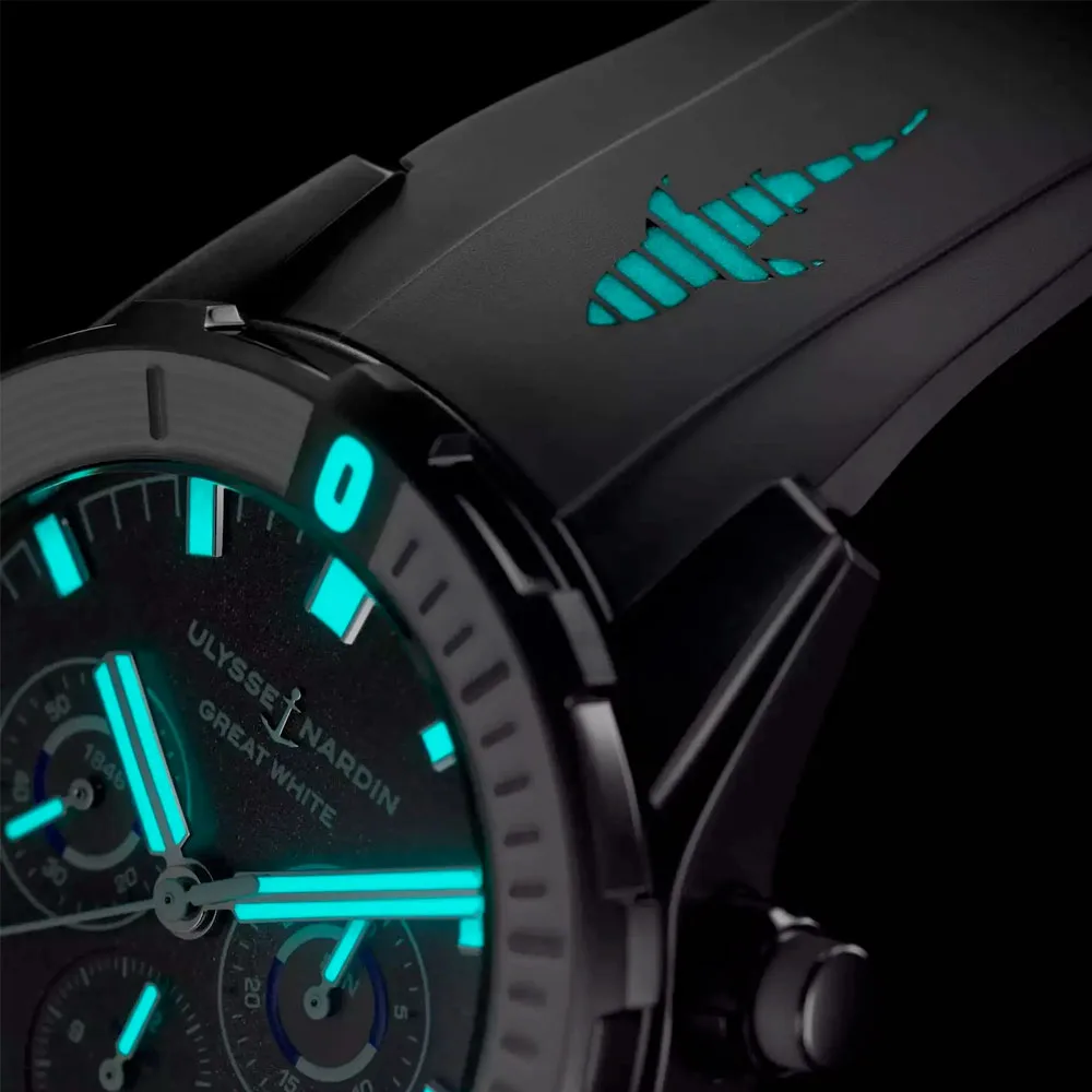 Ulysse Nardin 1503-170Le-1A-Gw/3A Diver Chronograph Great White 44Mm Grey Dial Watch - Image 3