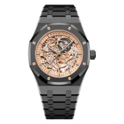 Audemars Piguet 15416CE.OO.1225CE.02 Royal Oak Double Balance Wheel Openworked Ceramic Skeleton Dial Watch