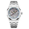 Audemars Piguet 15467Bc.oo.1256Bc.01 Royal Oak Double Balance Wheel Openworked White Gold Skeleton Dial Watch
