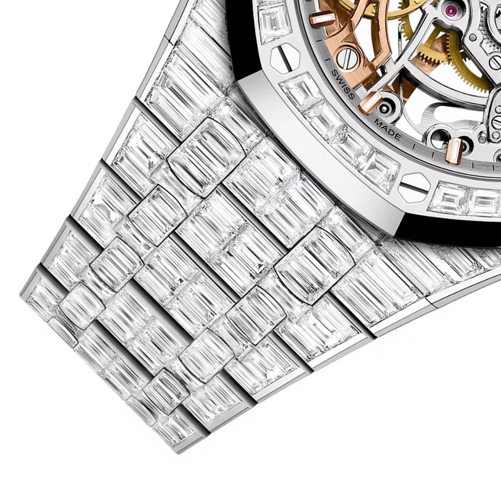 Audemars Piguet 15469Bc.zz.1260Bc.01-A Royal Oak Double Balance Wheel Openworked White Gold - Diamond Skeleton Dial Watch - Image 3