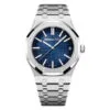 Audemars Piguet 15510Bc.oo.1320Bc.04 Royal Oak Selfwinding White Gold Smoked Blue Dial Watch