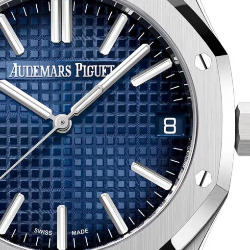 Audemars Piguet 15510Bc.oo.1320Bc.04 Royal Oak Selfwinding White Gold Smoked Blue Dial Watch - Image 2