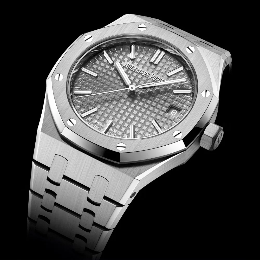 Audemars Piguet 15550St.oo.1356St.07 Royal Oak Selfwinding Stainless Steel Grey Dial Watch - Image 3