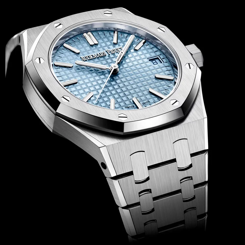 Audemars Piguet 15550St.oo.1356St.08 Royal Oak Selfwinding Stainless Steel Ice Blue Dial Watch - Image 2