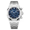 Audemars Piguet 26240Bc.oo.1320Bc.04 Royal Oak Selfwinding Chronograph White Gold Smoked Blue Dial Watch