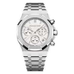 Audemars Piguet 26240ST.OO.1320ST.07 Royal Oak Selfwinding Chronograph Stainless Steel Silver Dial Watch
